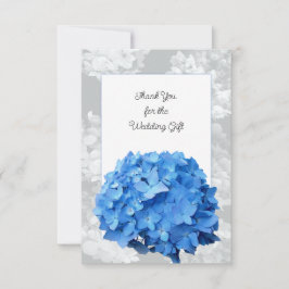 Seaside Garden Blue Hydrangea Flat Tackkort Tack Kort