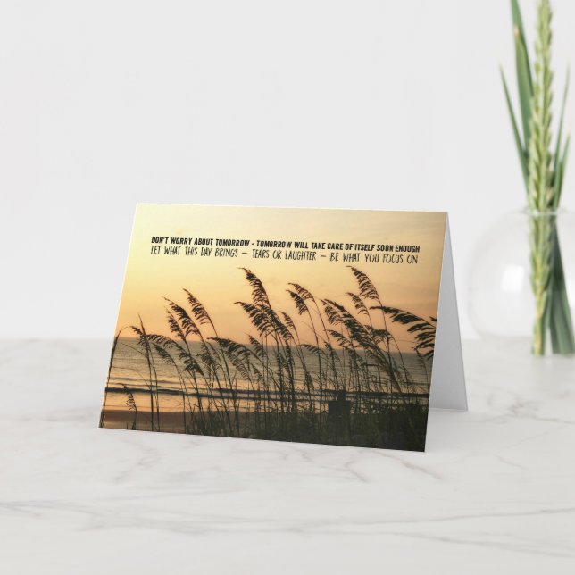 SEASIDE GARDIANS-gratulationskort Tack Kort (Framsida)