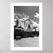 Seaside Heights Boardwalk Ferris Wheel-affisch