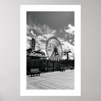 Seaside Heights Boardwalk Ferris Wheel-affisch Poster