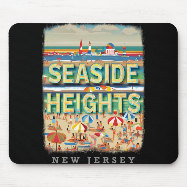 Seaside Heights New Jersey Nj Beachside Bliss Sd26 Musmatta (Framsidan)