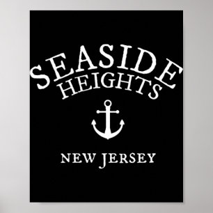 Seaside Heights Nj Tröja, New Jersey kuststad Poster