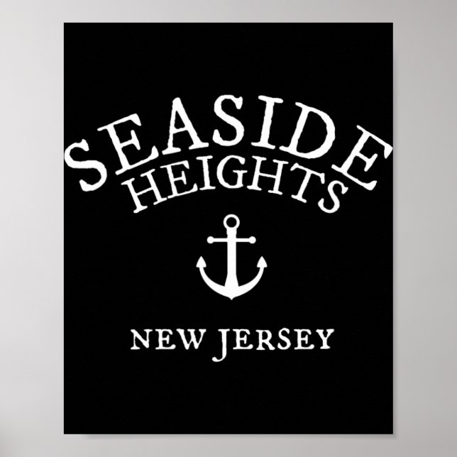 Seaside Heights Nj Tröja, New Jersey kuststad  Poster (Framsidan)