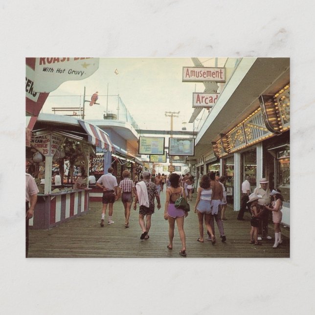 Seaside Heights, NJ Vykort (Framsida)