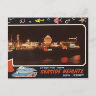 Seaside Heights, NJ Vykort