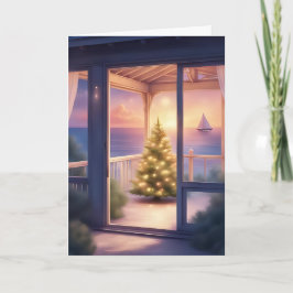 Seaside Julglöd Kort