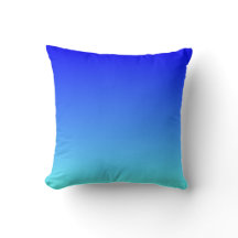 Seaside Light Aqua Bright Blue Ombre