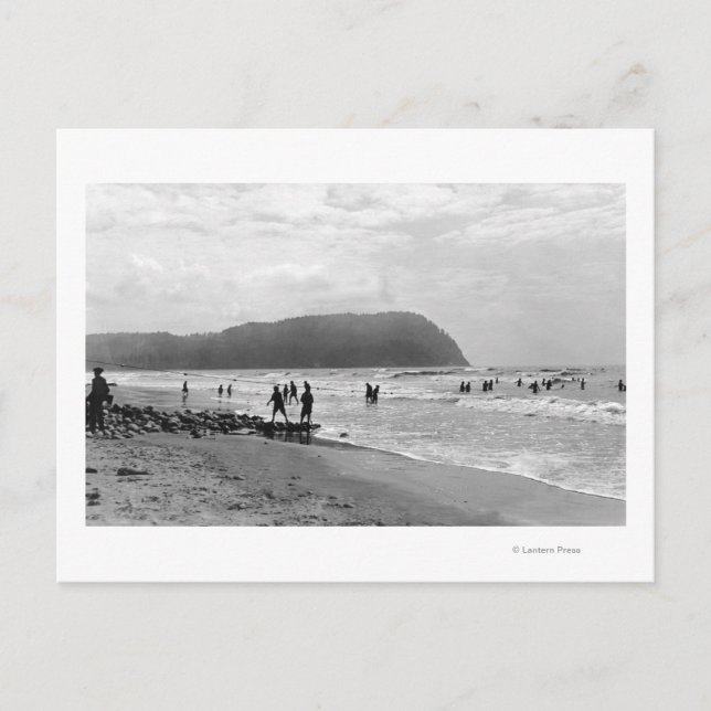 Seaside, Oregon Bathers och Tillimook Head Vykort (Framsida)