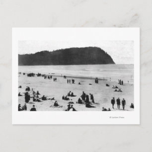 Seaside, Oregon Beach och Tillamook Head Vykort