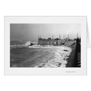 Seaside, Oregon Sou Wester Wave och Turnround Hälsningskort