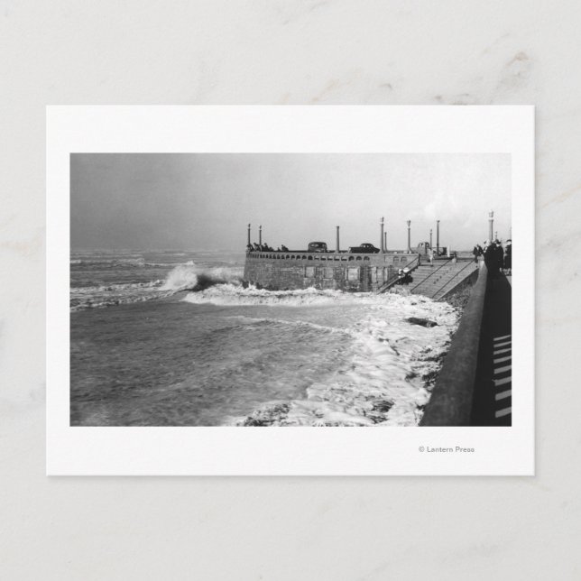 Seaside, Oregon Sou Wester Wave och Turnround Vykort (Framsida)