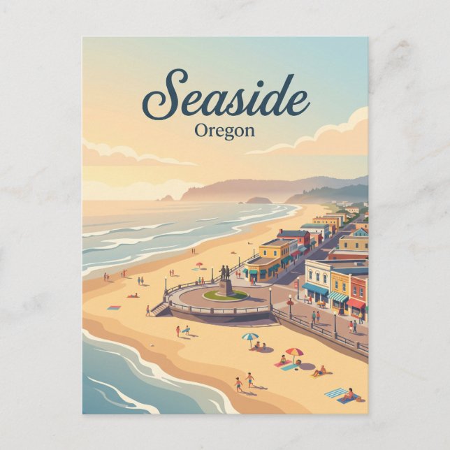 Seaside, Oregon Vykort (Framsida)
