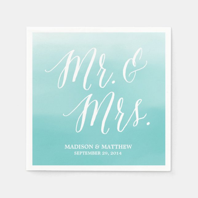 Seaside | Personlig Pappra blöjor Pappersservett (Framsidan)