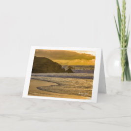 Seaside Photographic Card Tack Kort