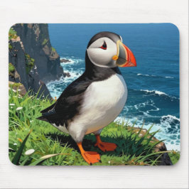 Seaside Puffin Illustration   Musmatta