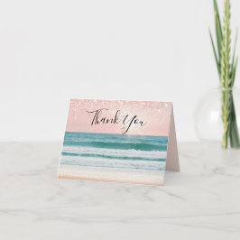 Seaside Romantik: Elegant Beach Wedding Tack Kort