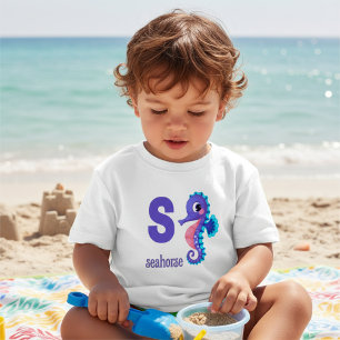 Seaside Seahorse Tee for Småbarn