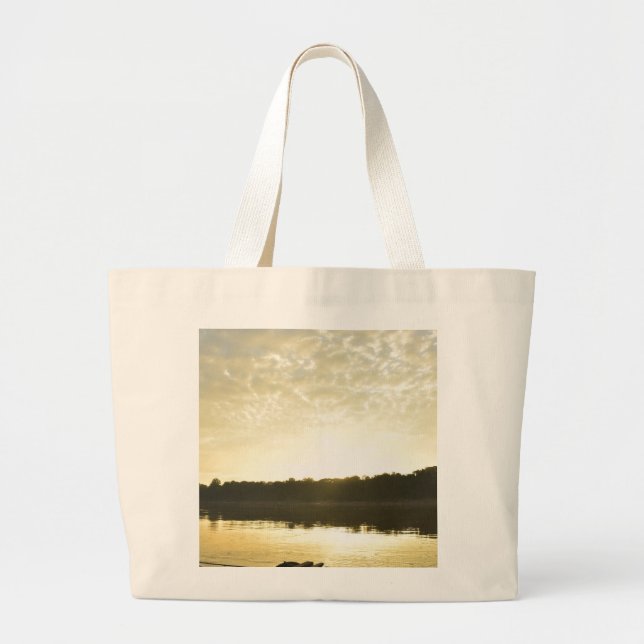 Seaside Serenity Tote Bag - Carry the Calm with Yo Jumbo Tygkasse (Framsidan)