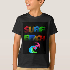 Seaside Serenity, Tranquil Surfa Beach T Shirt