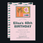 Seaside Soiree Modern Cute ANPASSNINGSBAR Födelsed Inbjudningar<br><div class="desc">Söt kort för perfekt för en roligt-inbjudan! Hand skapade konst åt dig! Perfekt för en havsbottenfödelsedag eller andra firande. FULLT ANPASSADE! Klicka på "Anpassa" ovan om du vill redigera texten. Klicka på "Redigera med verktyg" om du vill justera typsnitt, färg och placeringar och ta bort sol-formgivningen på baksidan om du...</div>