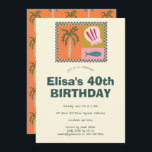 Seaside Soiree Modern Cute ANPASSNINGSBAR Födelsed Inbjudningar<br><div class="desc">Söt kort för perfekt för en roligt-inbjudan! Hand skapade konst åt dig! Perfekt för en havsbottenfödelsedag eller andra firande. FULLT ANPASSADE! Klicka på "Anpassa" ovan om du vill redigera texten. Klicka på "Redigera med verktyg" om du vill justera typsnitt, färg och placeringar och ta bort sol-formgivningen på baksidan om du...</div>