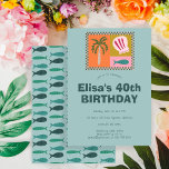 Seaside Soiree Modern Cute ANPASSNINGSBAR Födelsed Inbjudningar<br><div class="desc">Söt kort för perfekt för en roligt-inbjudan! Hand skapade konst åt dig! Perfekt för en havsbottenfödelsedag eller andra firande. FULLT ANPASSADE! Klicka på "Anpassa" ovan om du vill redigera texten. Klicka på "Redigera med verktyg" om du vill justera typsnitt, färg och placeringar och ta bort sol-formgivningen på baksidan om du...</div>