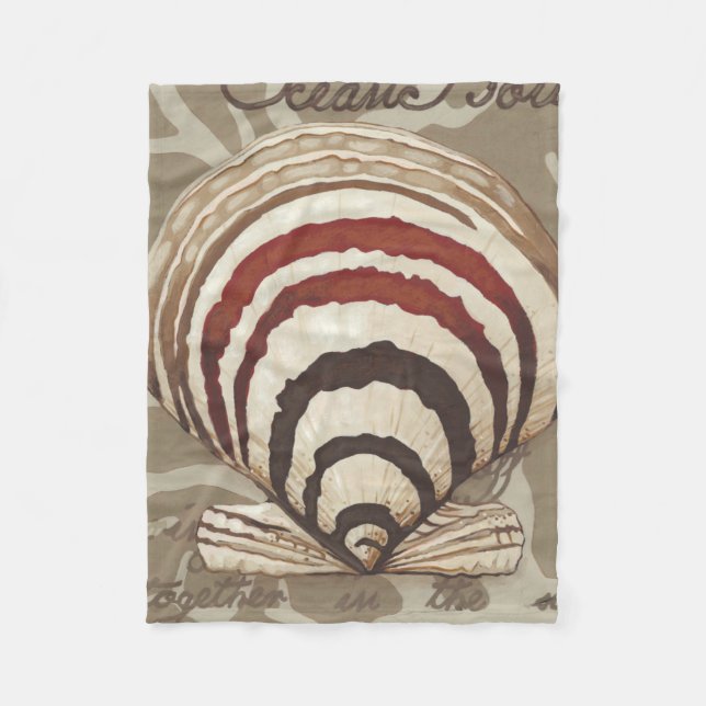 Seaside Sonnet II Fleecefilt (Framsidan)