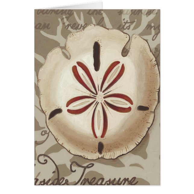 Seaside Sonnet III Hälsningskort (Framsidan)