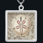 Seaside Sonnet III Silverpläterat Halsband<br><div class="desc">Havsliv</div>