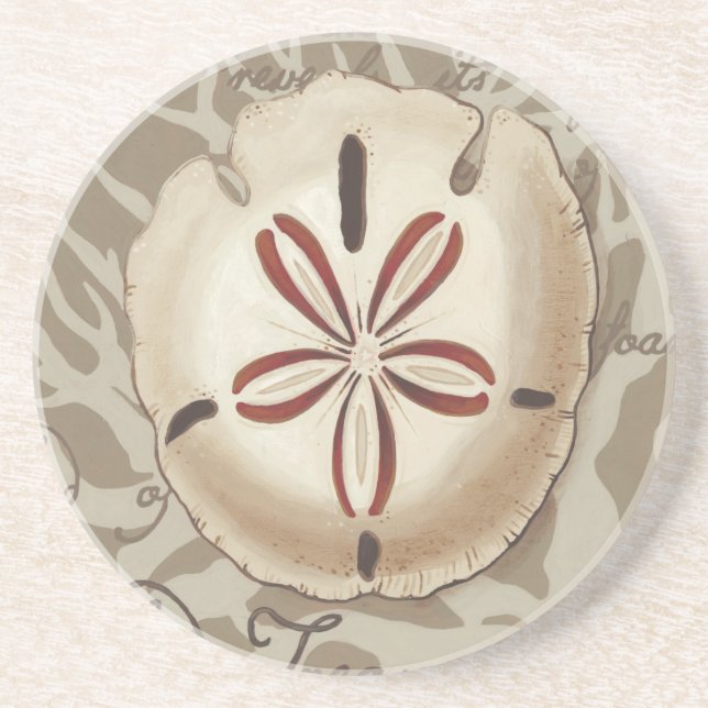 Seaside Sonnet III Underlägg Sandsten (Framsidan)