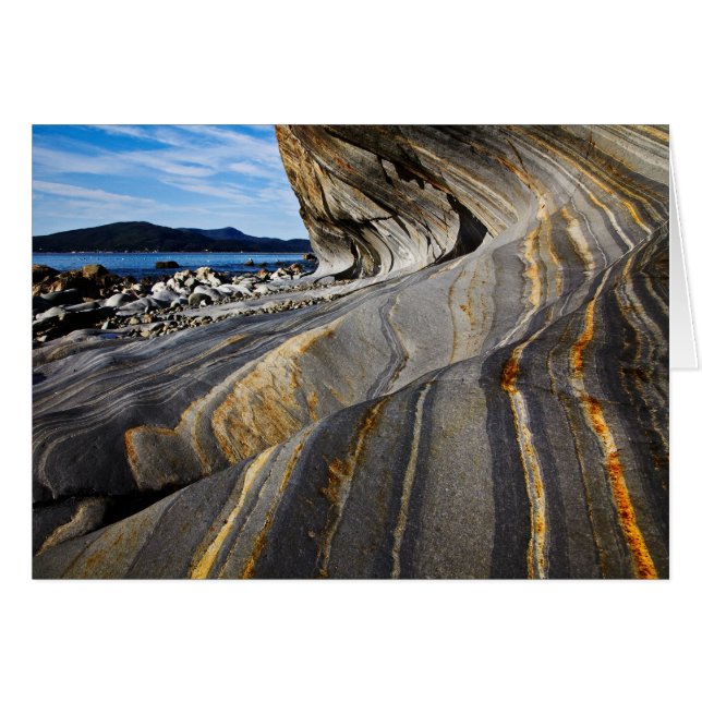 Seaside Sten Hälsningskort (Framsidan Horizontal)