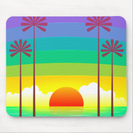 Seaside Sunset Mousepad Musmatta