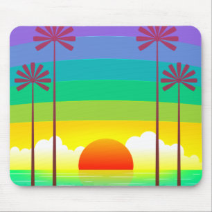 Seaside Sunset Mousepad Musmatta