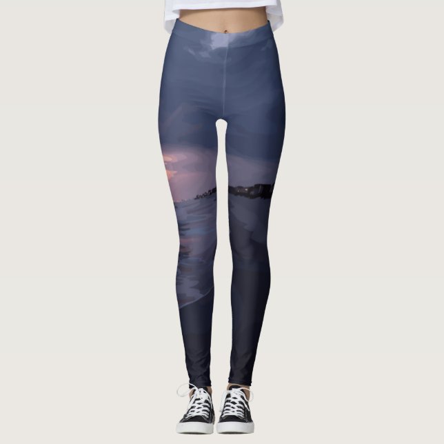 Seaside Twilight Leggings (Framsida)