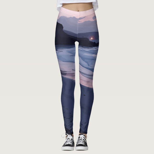 Seaside Twilight Leggings (Framsida)