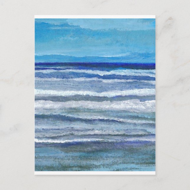 Seaside View Ocean Art Vykort (Framsida)