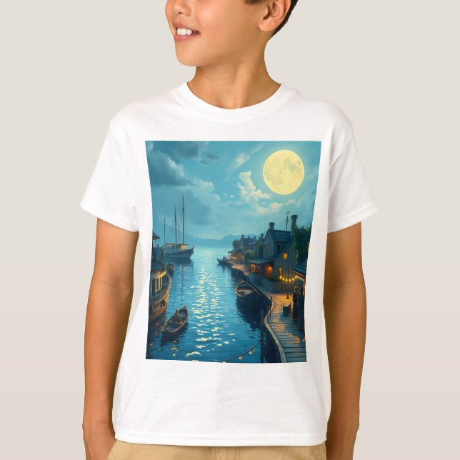 Seaside Village 1 och Tropical Strand Shirt T (Framsida)