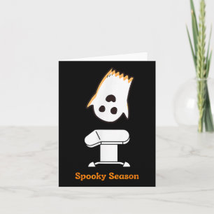 Season Halloween Cute Ghost Gymnast Vault Gymnasti Kort