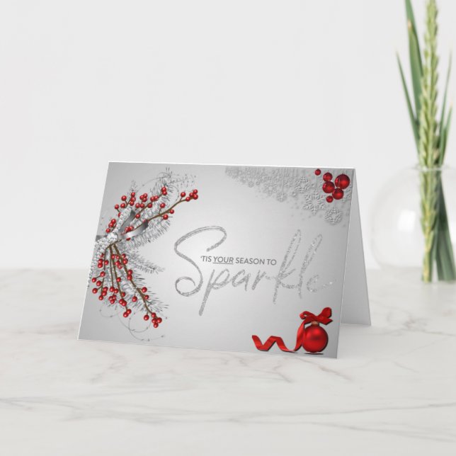 Season hälsning kort (Framsida)