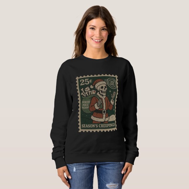 Season’s Creepings Skeleton Delivery Women’s T Shirt (Hel framsida)