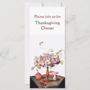 SEASON S FRUITS 5 Thanksgivingar, Party, vitt Inbjudningar