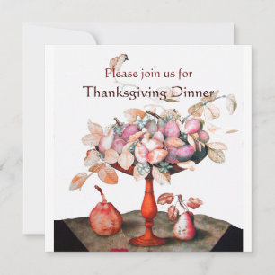 SEASON S FRUITS 5 Thanksgivingar, Party, vitt Inbjudningar