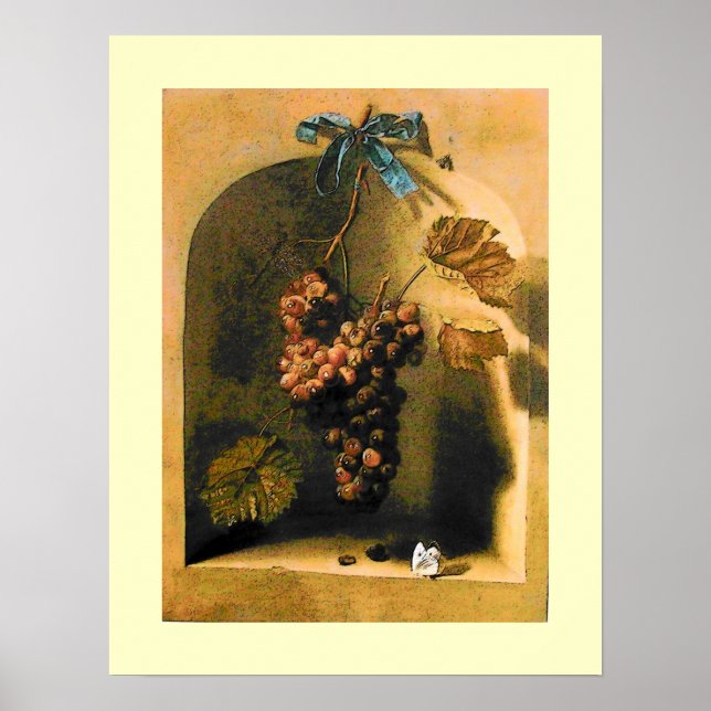 SEASON S FRUITS - PROSPERITY gult brun grädde Poster (Framsidan)