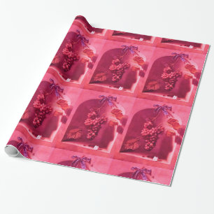 SEASON:S FRUKTER - PROSPERITY Fuchsia Red Rosa Presentpapper