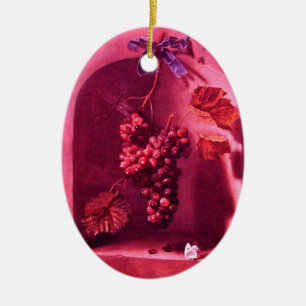 SEASON:S FRUKTER - PROSPERITY Rosa Lila Amethyst Julgransprydnad Keramik