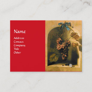 SEASON:S FRUKTER - VÄLSTÅENDE gult grönt brun röd Visitkort