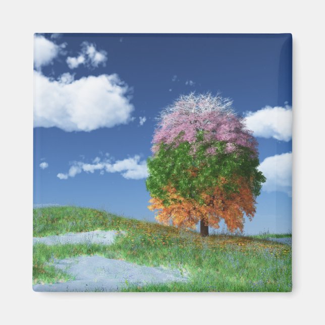 Season Träd Magnet (Framsidan)