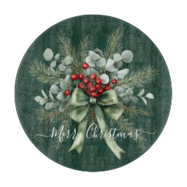 Seasonal Greenery with White Script 