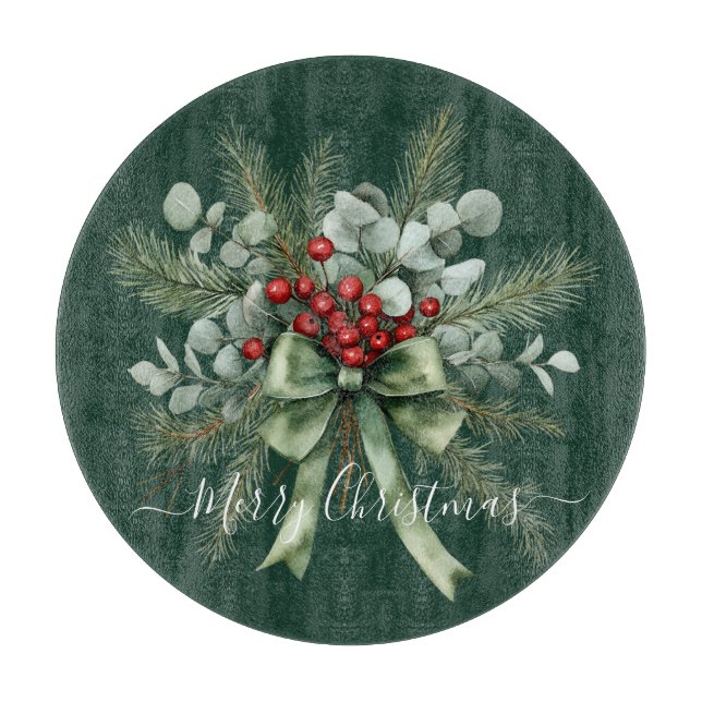 Seasonal Greenery with White Script  (Framsidan)