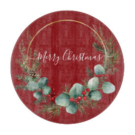 Seasonal Greenery with White Script 